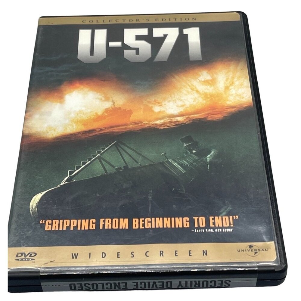 DVD U-571 collector's edition PG-13 English 1 hour 57 minutes READ